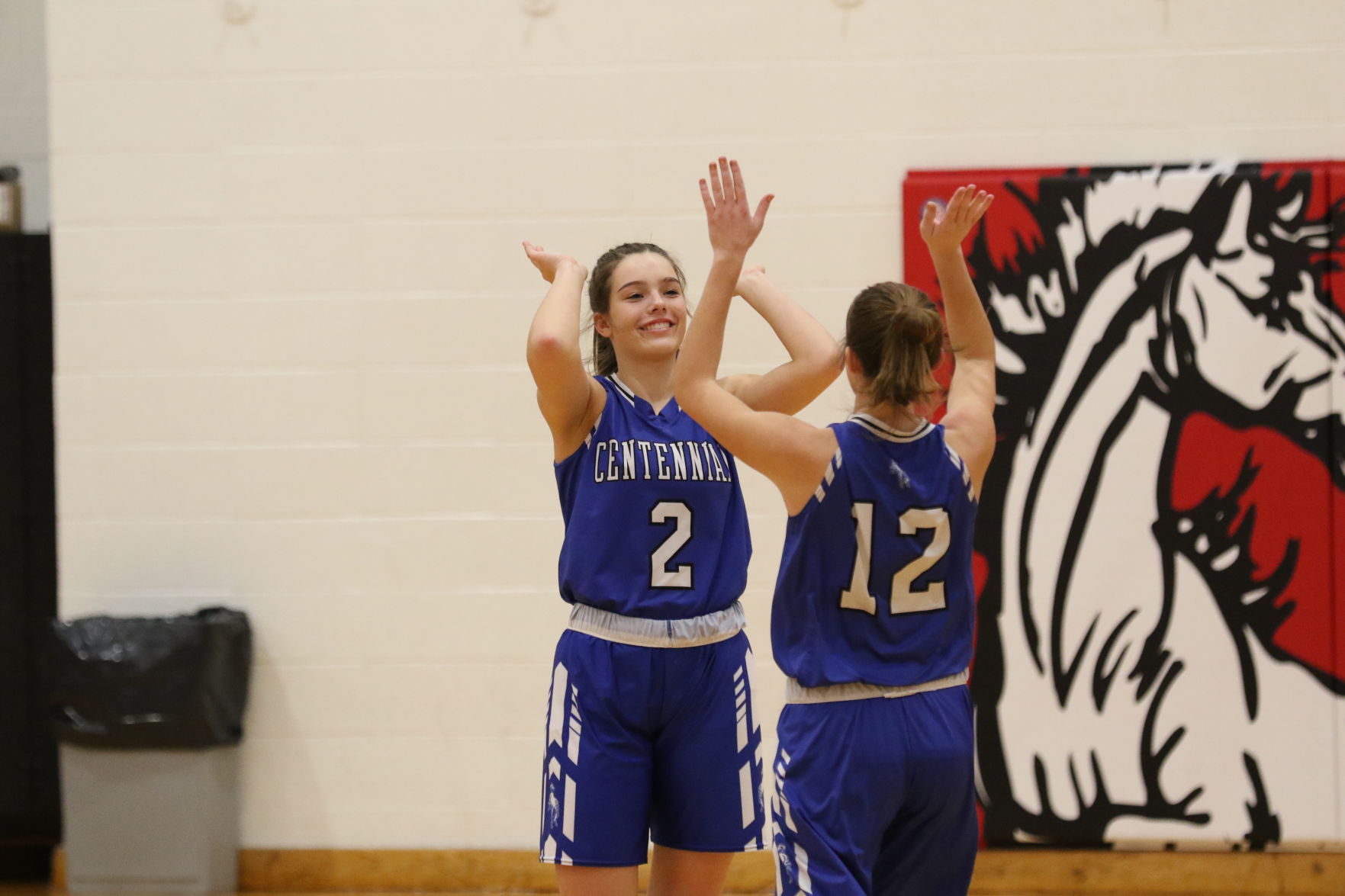 Centennial girls basketball at Sutton 3.JPG